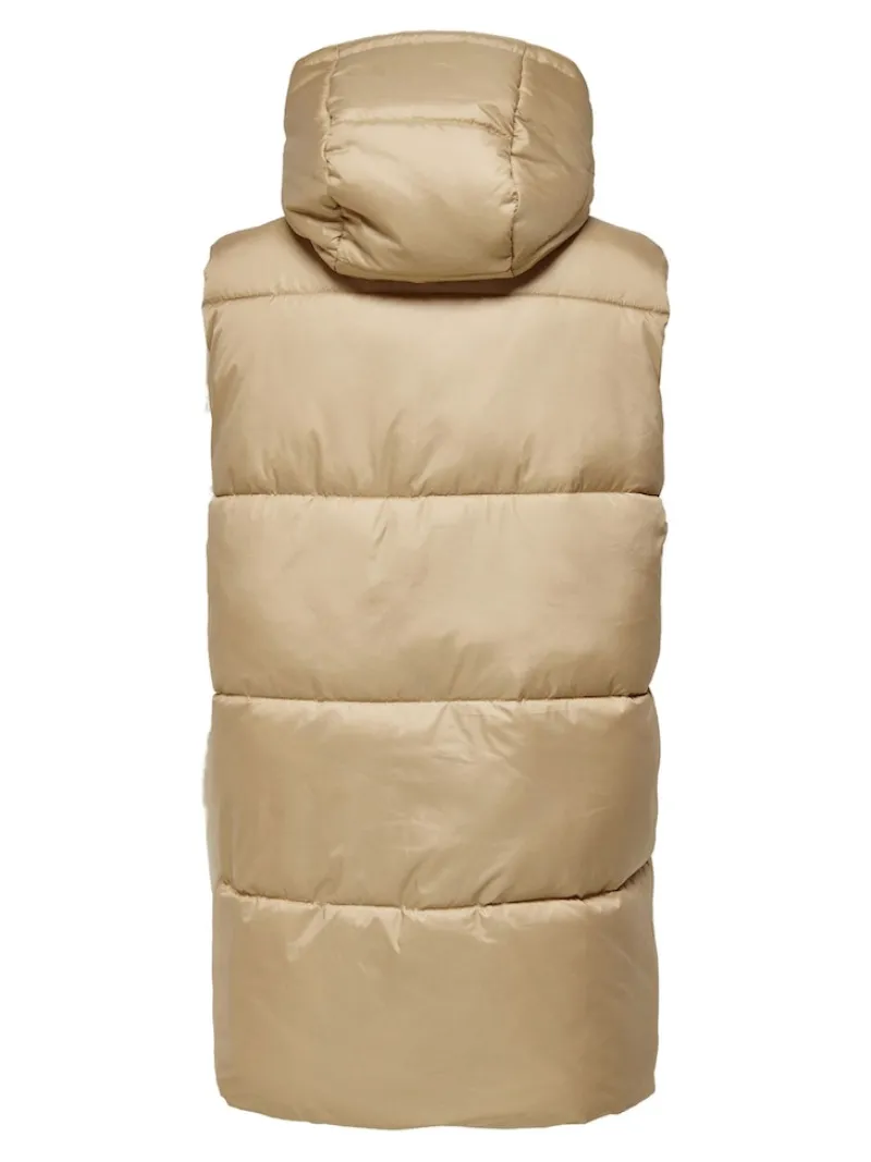 Only Westen*ONLDEMY PADDED WAISTCOAT OTW cuban sand