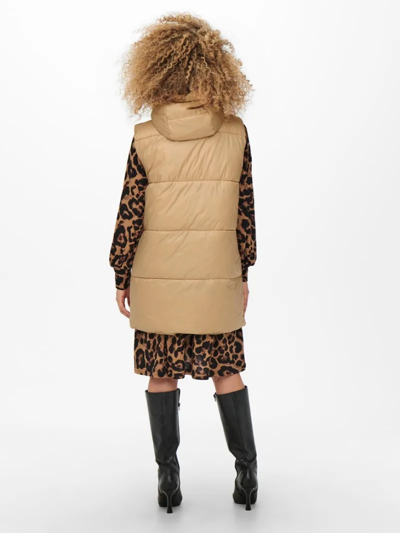 Only Westen*ONLDEMY PADDED WAISTCOAT OTW cuban sand