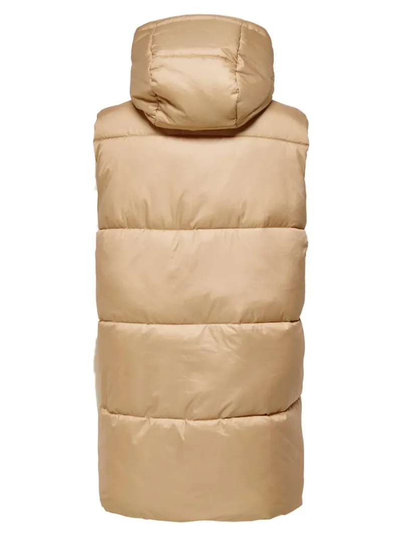 Only Westen*ONLDEMY PADDED WAISTCOAT OTW cuban sand