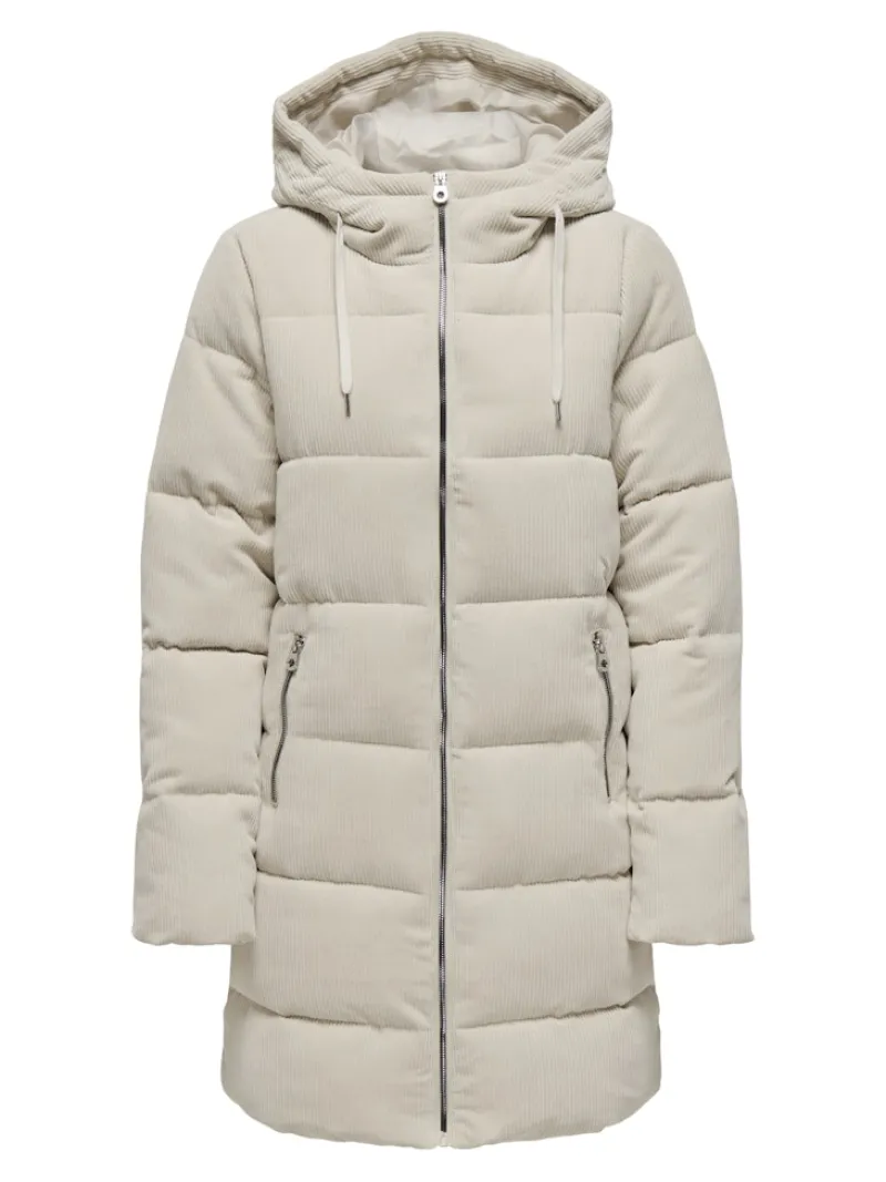 Only Jacken*ONLDOLLY LONG CORDUROY PUFFER OTW moonstruck