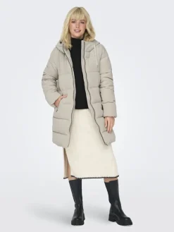 Only Jacken*ONLDOLLY LONG CORDUROY PUFFER OTW moonstruck