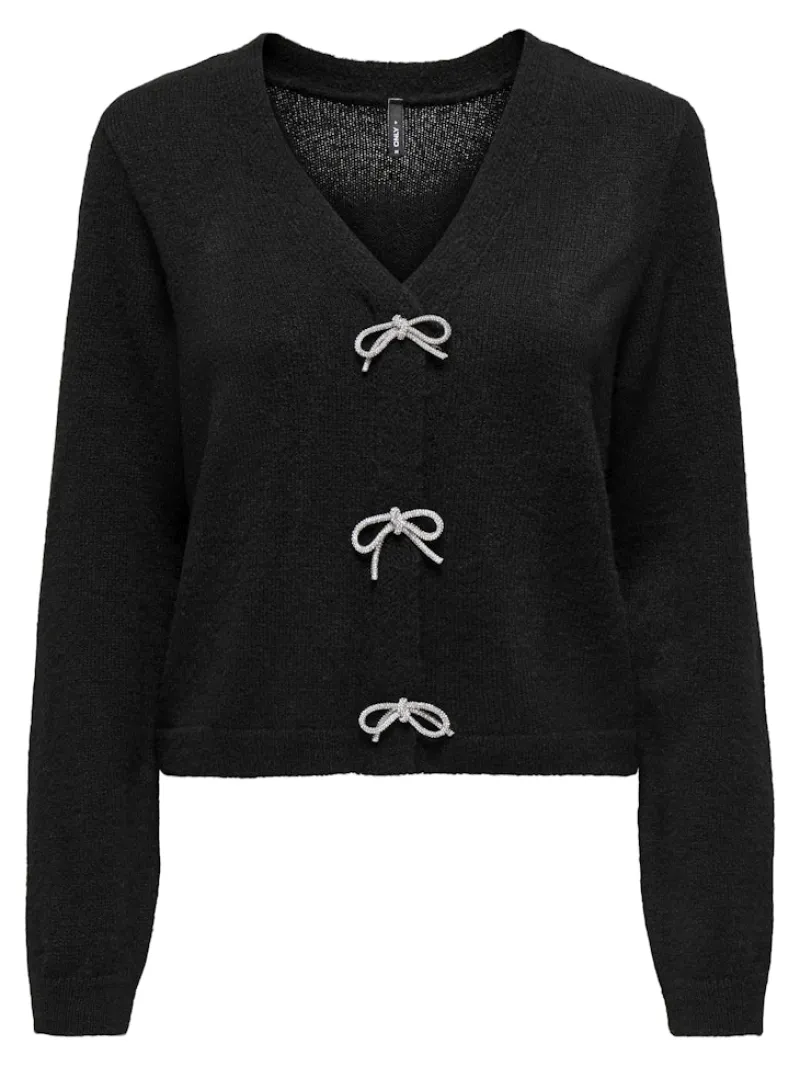 Only Pullover & Sweatshirts*ONLDONNA LS V-NECK PULLOVER KNT Black