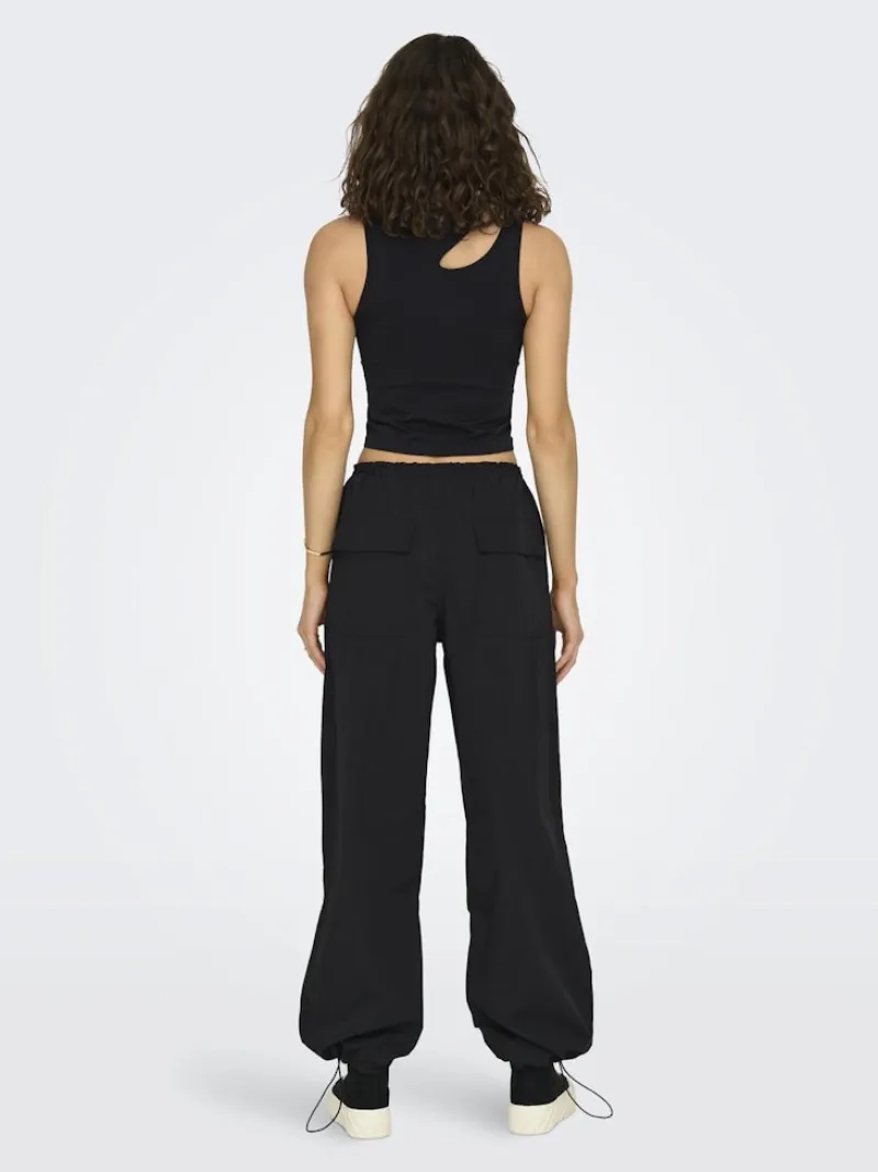 Only Hosen*ONLECHO MW PARACHUTE PANT PNT Black