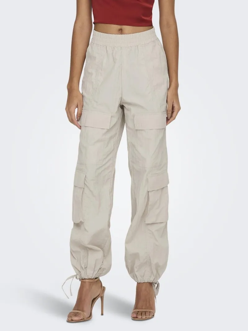 Only Hosen*ONLELCA LIFE MW CARGO PARACH PNT NOOS pumice stone