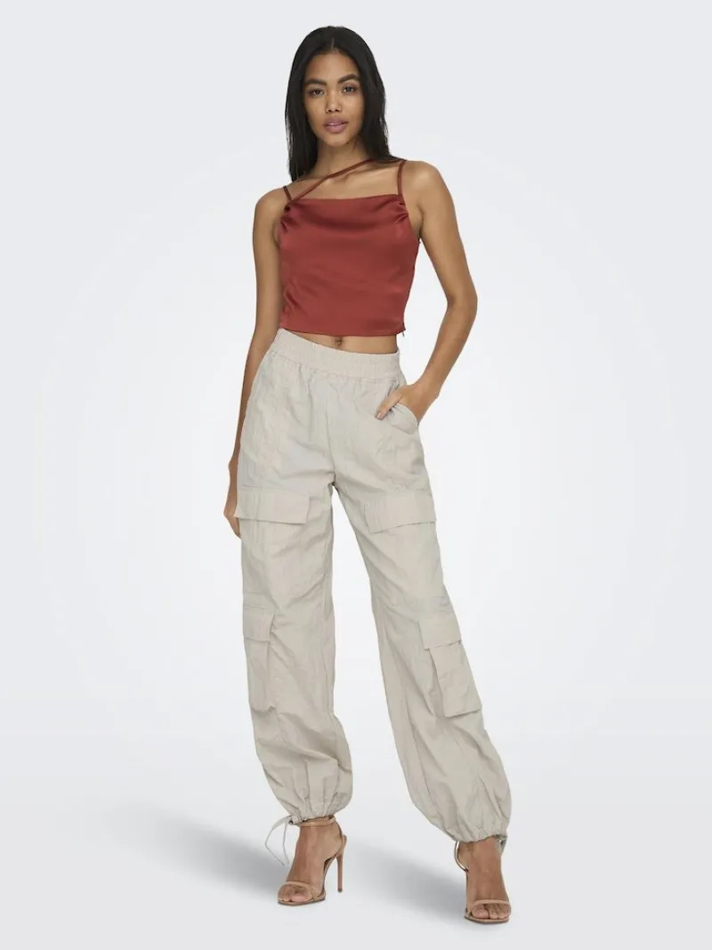 Only Hosen*ONLELCA LIFE MW CARGO PARACH PNT NOOS pumice stone