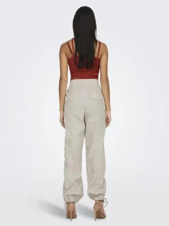 Only Hosen*ONLELCA LIFE MW CARGO PARACH PNT NOOS pumice stone