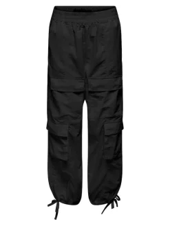 Only Hosen*ONLELCA LIFE MW CARGO PARACH PNT NOOS Black