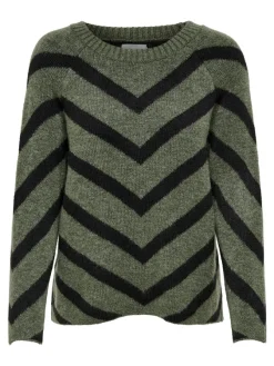 Only Pullover & Sweatshirts*ONLELIZA L/S PULLOVER KNT NOOS lizard