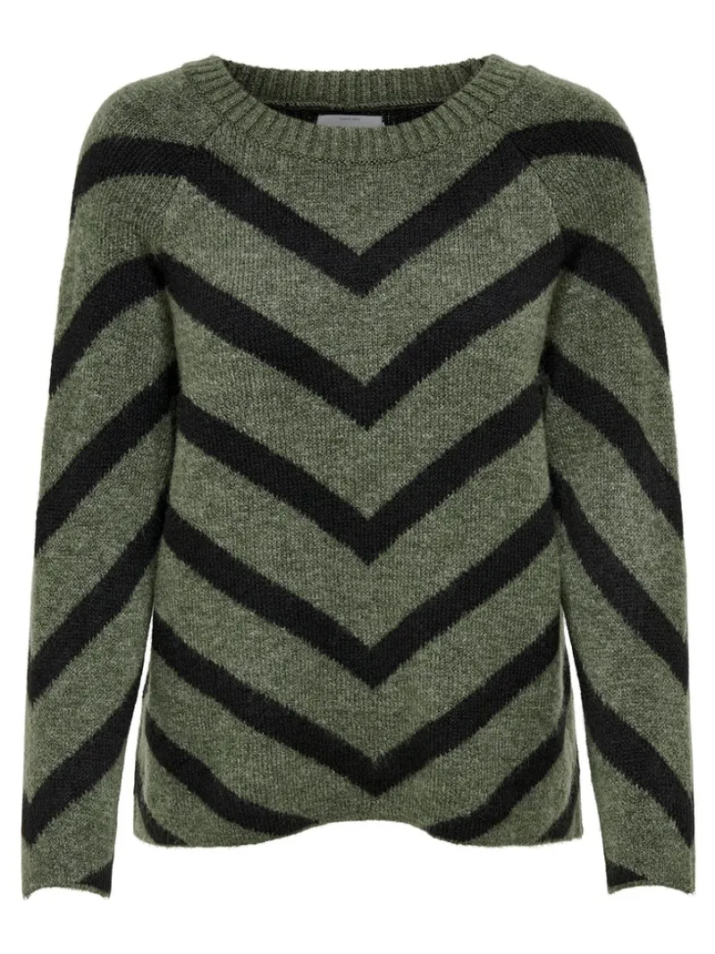 Only Pullover & Sweatshirts*ONLELIZA L/S PULLOVER KNT NOOS lizard