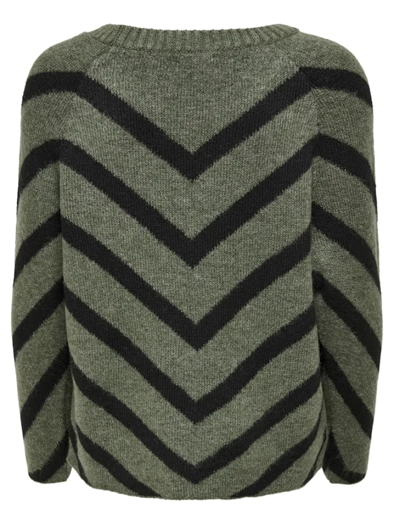 Only Pullover & Sweatshirts*ONLELIZA L/S PULLOVER KNT NOOS lizard