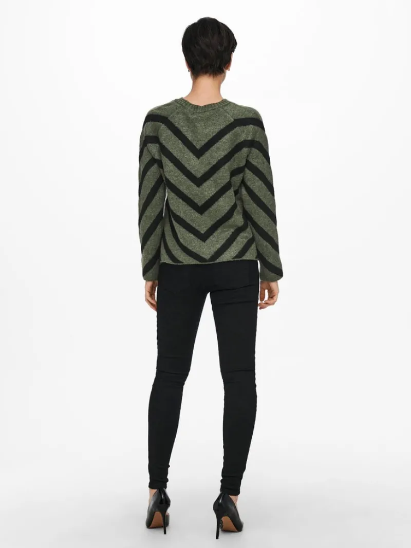 Only Pullover & Sweatshirts*ONLELIZA L/S PULLOVER KNT NOOS lizard