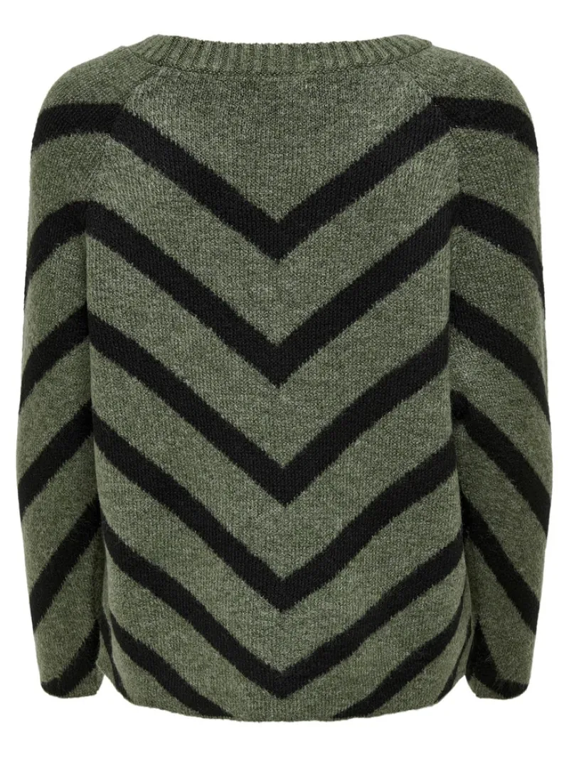 Only Pullover & Sweatshirts*ONLELIZA L/S PULLOVER KNT NOOS lizard