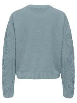 Only Pullover & Sweatshirts*ONLELLY LIFE LS CABLE O-NECK CC KNT arona