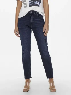 Only Jeans*ONLEMILY HW ST RW CR AK MAE546 NOOS blue black denim