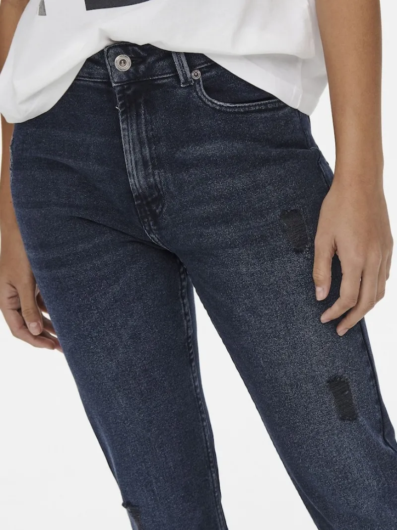 Only Jeans*ONLEMILY HW ST RW CR AK MAE546 NOOS blue black denim