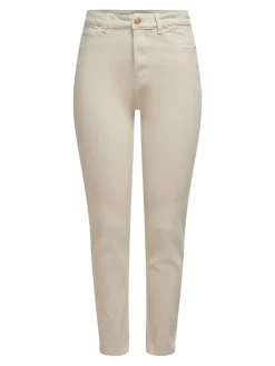 Only Jeans*ONLEMILY HW ST RW CRPANK DNM COL NOOS ecru