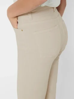 Only Jeans*ONLEMILY HW ST RW CRPANK DNM COL NOOS ecru