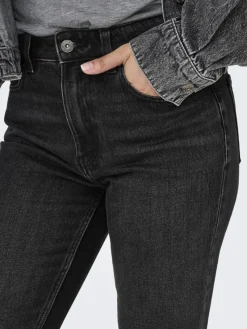Only Jeans*ONLEMILY HW STR ANK DNM NAS997 NOOS Black Denim