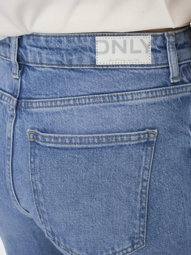 Only Jeans*ONLEMILY HW STR ANK DST DNM REA697 NOOS Light Blue Denim