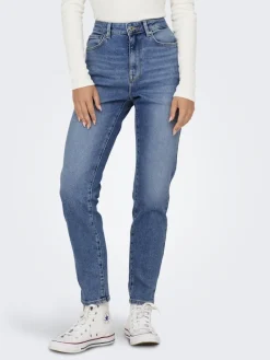 Only Jeans*ONLEMILY STRETCH HW ST AK DNM CRO571NOOS Medium Blue Denim
