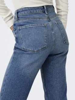 Only Jeans*ONLEMILY STRETCH HW ST AK DNM CRO571NOOS Medium Blue Denim