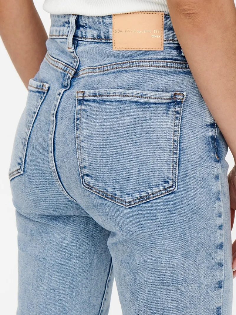 Only Jeans*ONLEMILY STRETCH HW ST AK DNM CRO789NOOS Light Blue Denim