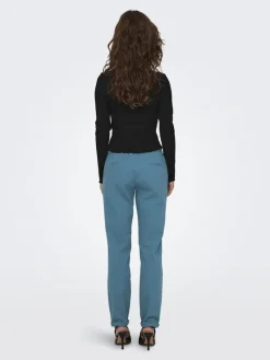 Only Shirts*ONLEMMA L/S O-NECK SHORT TOP NOOS JRS Black