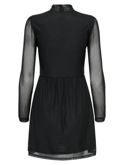 Only Kleider*ONLERICA L/S HIGH NECK DRESS JRS NOOS black1