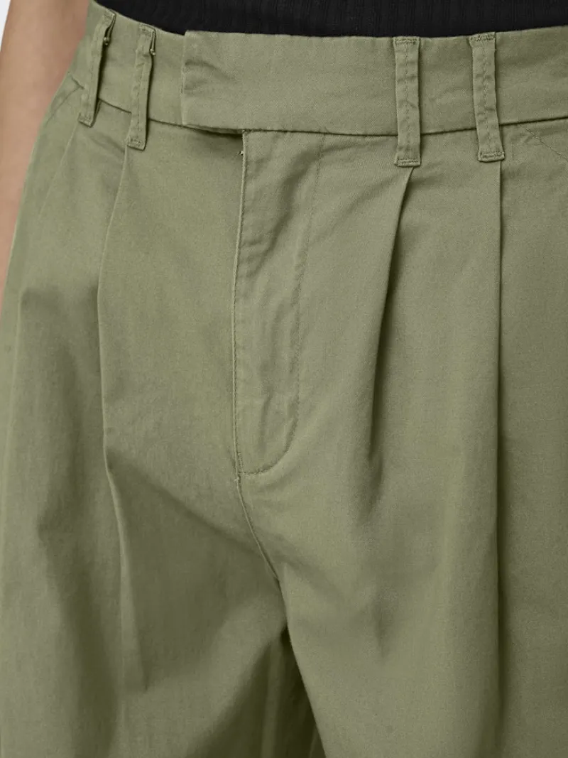 Only Hosen*ONLEVELYN HW LOOSE PLEAT CHINO PNT Aloe