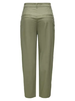 Only Hosen*ONLEVELYN HW LOOSE PLEAT CHINO PNT Aloe