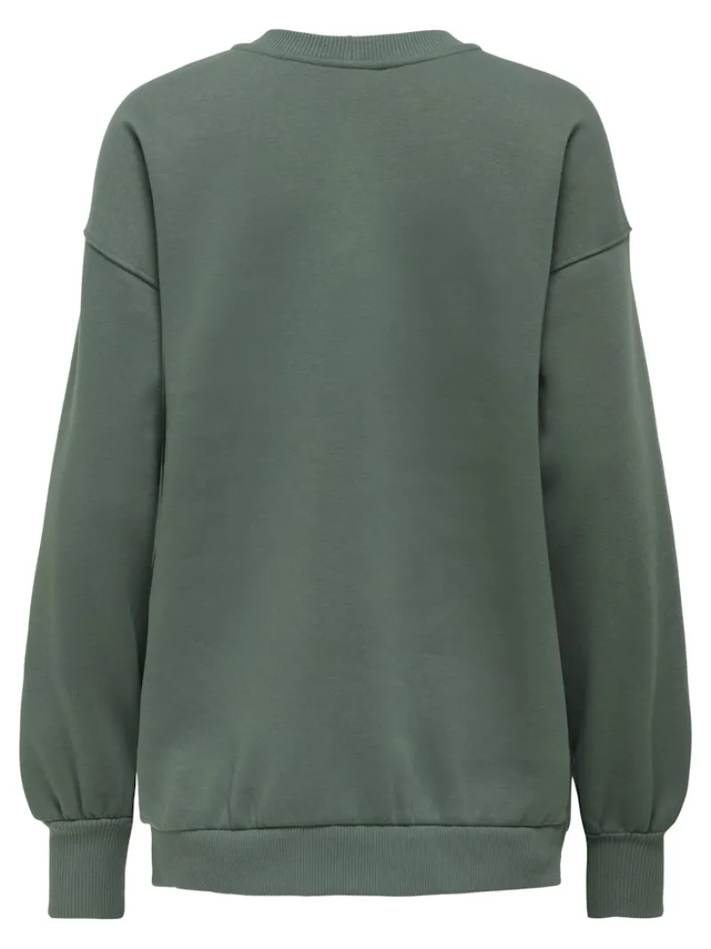 Only Pullover & Sweatshirts*ONLEVISA L/S OVERSIZED O-NECK SWT Balsam Green