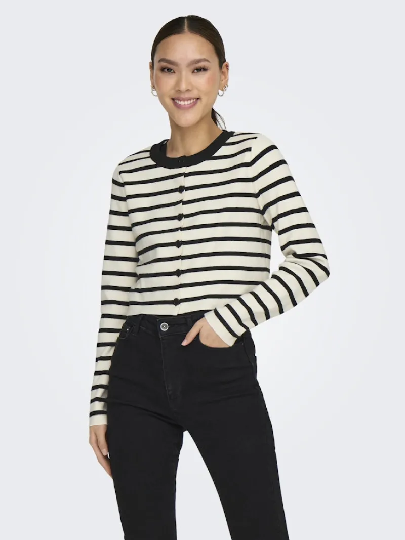 Only Pullover & Sweatshirts*ONLFIE LS CARDIGAN CS KNT Black