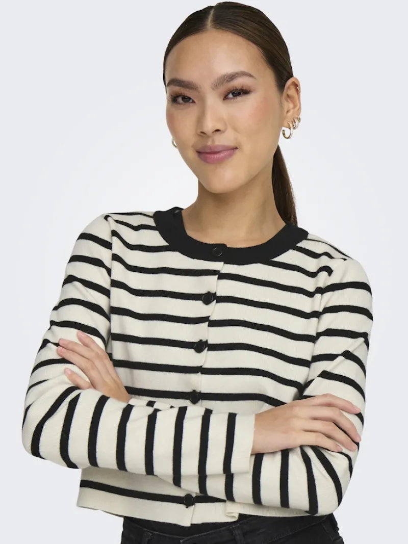 Only Pullover & Sweatshirts*ONLFIE LS CARDIGAN CS KNT Black