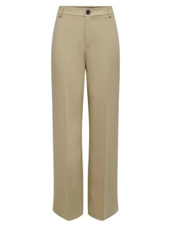 Only Hosen*ONLFLAX HW STRAIGHT PANT TLR Tannin