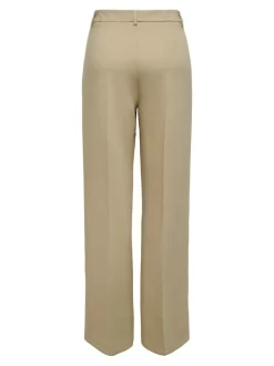 Only Hosen*ONLFLAX HW STRAIGHT PANT TLR Tannin