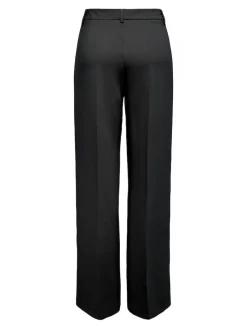 Only Hosen*ONLFLAX HW STRAIGHT PANT TLR Black