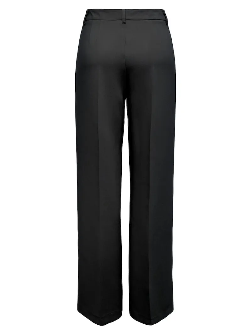 Only Hosen*ONLFLAX HW STRAIGHT PANT TLR Black
