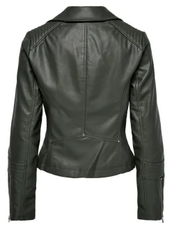 Only Jacken*ONLGEMMA FAUX LEATHER BIKER OTW NOOS Beluga