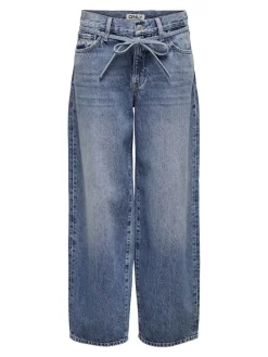 Only Jeans*ONLGIANNA MW STRAIGHT DNM DOT596 NOOS Medium Blue Denim