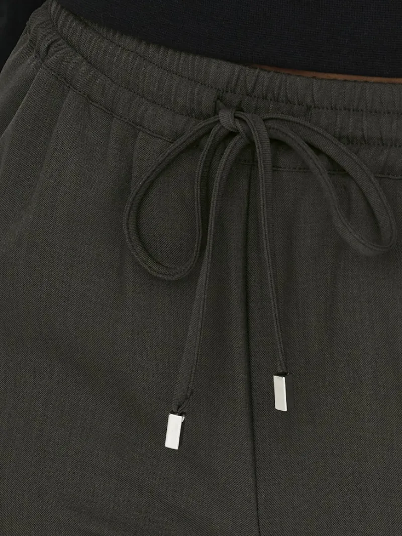 Only Hosen*ONLGINNY HW WIDE PULL-UP PANT OY PNT Black Olive