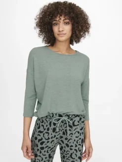 Only Shirts*ONLGLAMOUR 3/4 TOP JRS NOOS grau1