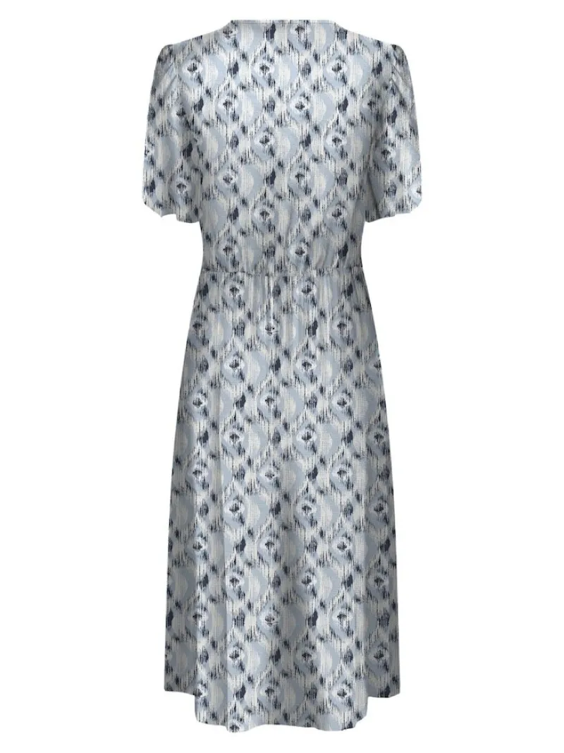 Only Kleider*ONLHALIA LIFE S/S MIDI DRESS WVN NOOS faded denim