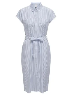 Only Kleider*ONLHANNOVER SARAH SS POCKET DRESS Cloud Dancer