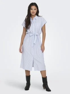 Only Kleider*ONLHANNOVER SARAH SS POCKET DRESS Cloud Dancer