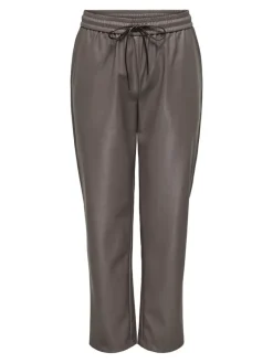 Only Hosen*ONLHERO MW FAUX LEATHER PULL-UP PANT PNT iron
