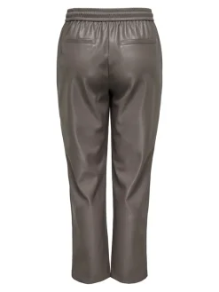 Only Hosen*ONLHERO MW FAUX LEATHER PULL-UP PANT PNT iron