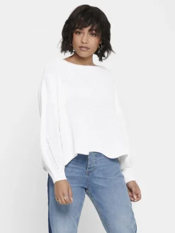 Only Pullover & Sweatshirts*ONLHILDE L/S PULLOVER RP KNT Cloud Dancer