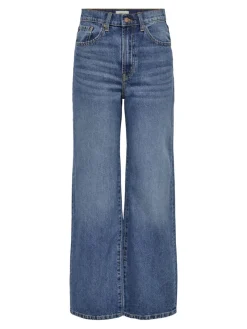 Only Jeans*ONLHOPE EX HW WIDE DNM ADD465 NOOS Medium Blue Denim