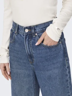 Only Jeans*ONLHOPE EX HW WIDE DNM ADD465 NOOS Medium Blue Denim