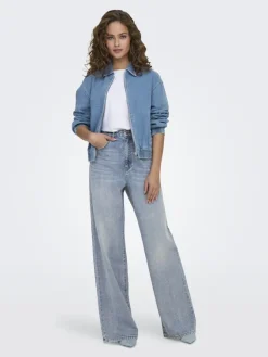 Only Jeans*ONLHOPE HW WIDE DNM DNM SIJ BOX Light Blue Denim